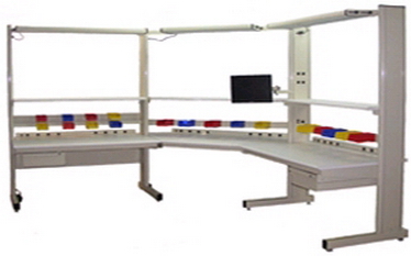 G Series modular workbenches with options